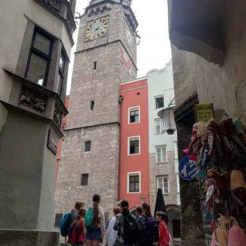 Innsbruck-Fahrt: Altstadt mit Stadtturm