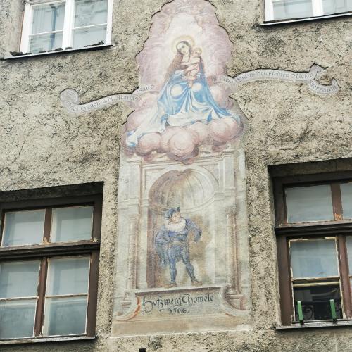 Innsbruck-Fahrt: Haus vom Hofzwerg Thomele