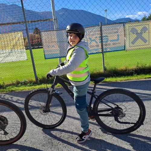 Fahrbereit für die Übungsrunde