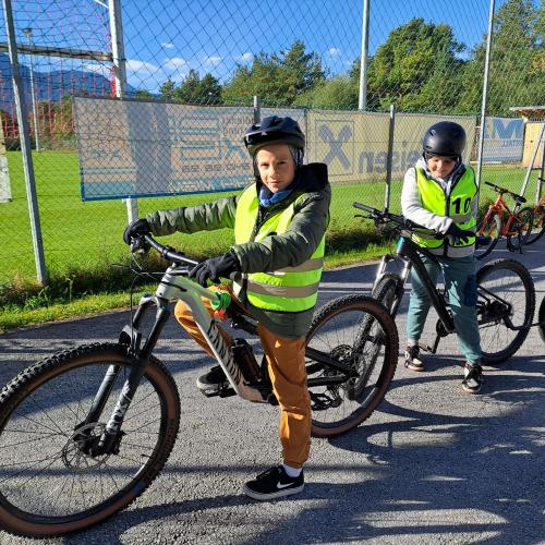 Fahrbereit für die Übungsrunde
