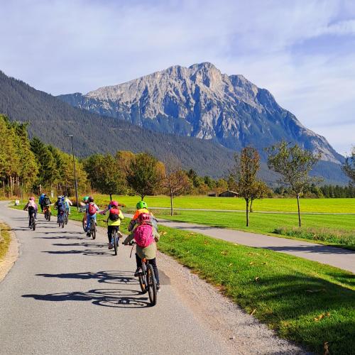 Wir radeln zurück nach Wildermieming