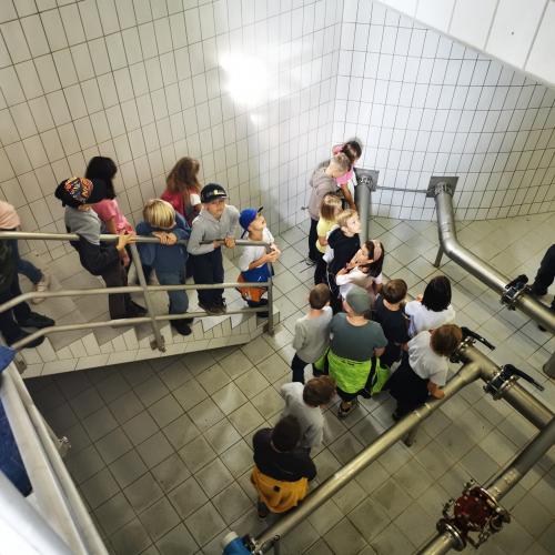 In der der Wasserfassungsanlage