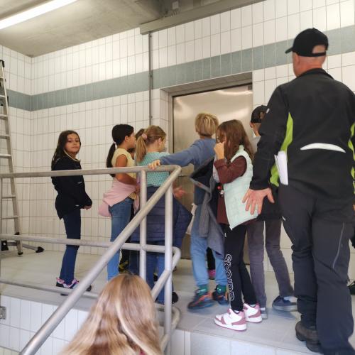 In der der Wasserfassungsanlage