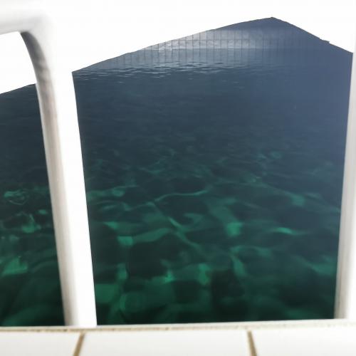 In der der Wasserfassungsanlage - Wasserbecken