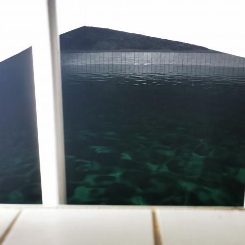 In der der Wasserfassungsanlage - Wasserbecken