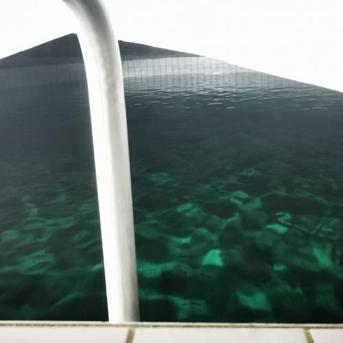 In der der Wasserfassungsanlage - Wasserbecken