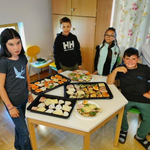 Gesunde Jause, 4. Stufe - Belegte Brote