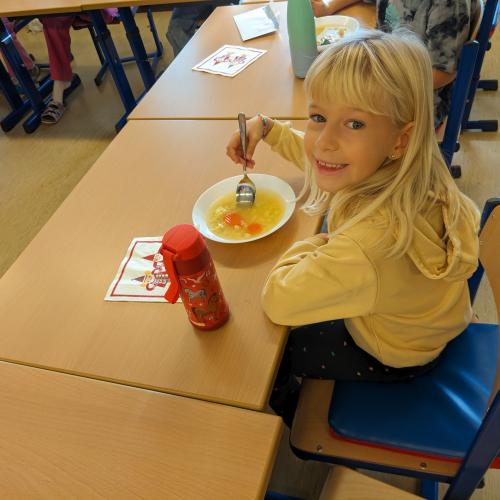 Buchstabensuppe zum Buchstabenfest