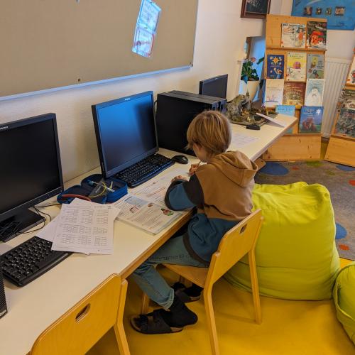 Jeder sucht den Platz an dem er/sie am besten arbeiten kann 