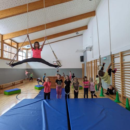 Turnen mit den Ringen