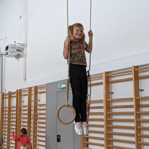 Turnen mit den Ringen