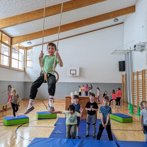 Turnen mit den Ringen