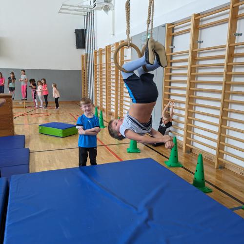 Turnen mit den Ringen