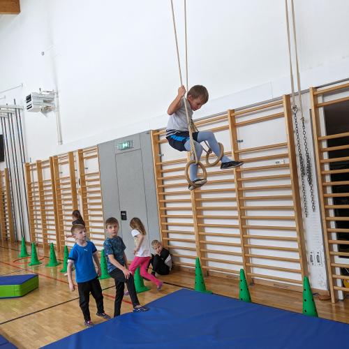 Turnen mit den Ringen