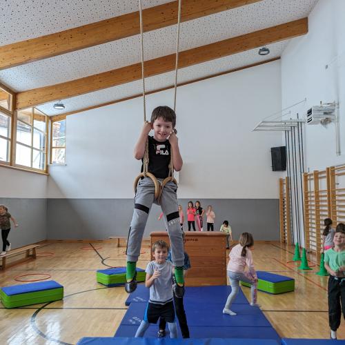 Turnen mit den Ringen