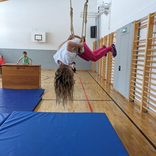 Turnen mit den Ringen