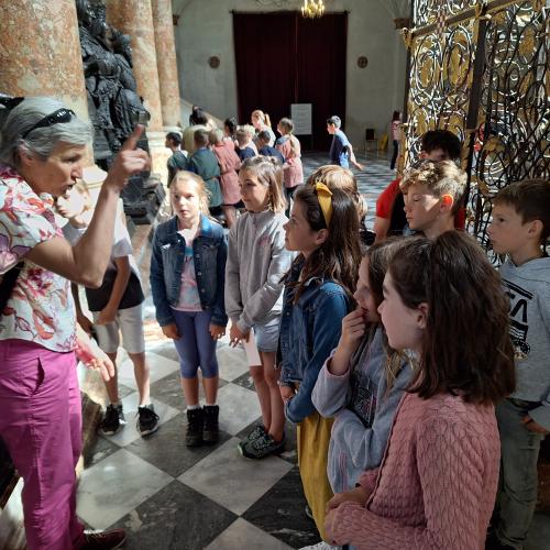 Führung in der Schwarzen Mander Kirche mit Frau Fuchsig