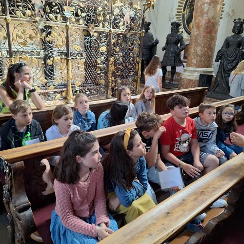 Führung in der Schwarzen Mander Kirche mit Frau Fuchsig