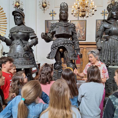 Führung in der Schwarzen Mander Kirche mit Frau Fuchsig