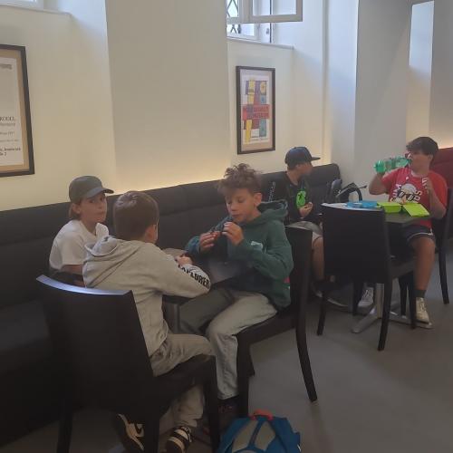 Jausenpause im Volkskunstmuseum