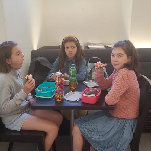 Jausenpause im Volkskunstmuseum