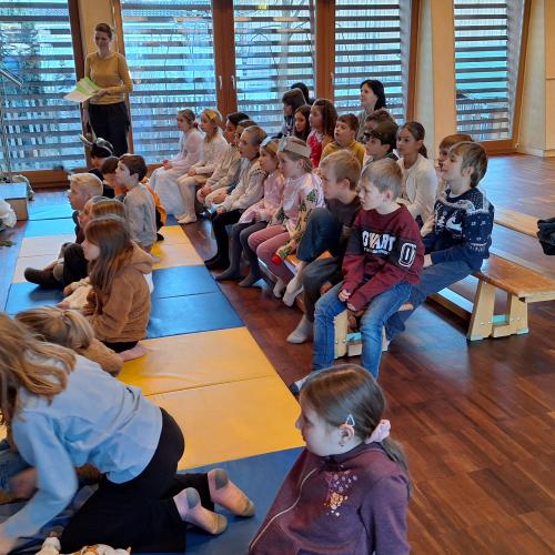 Probe für die Weihnachtsaufführung