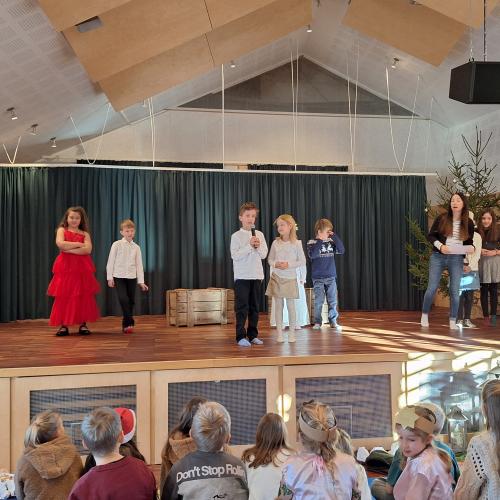 Probe für die Weihnachtsaufführung - 2. Stufe