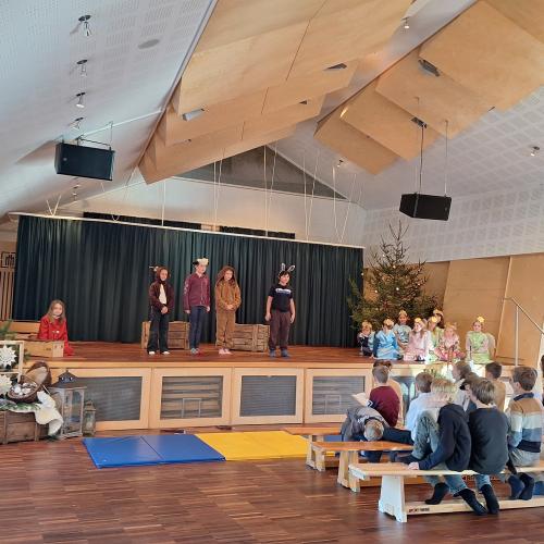 Probe für die Weihnachtsaufführung - Weihnachtsmusical