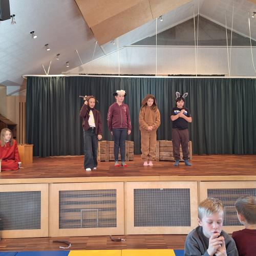 Probe für die Weihnachtsaufführung - Weihnachtsmusical