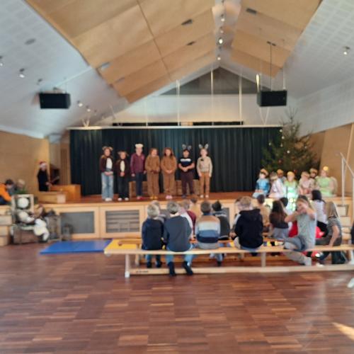 Probe für die Weihnachtsaufführung - Weihnachtsmusical