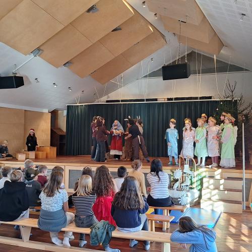 Probe für die Weihnachtsaufführung - Weihnachtsmusical