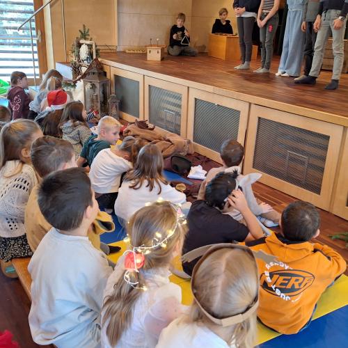 Probe für die Weihnachtsaufführung