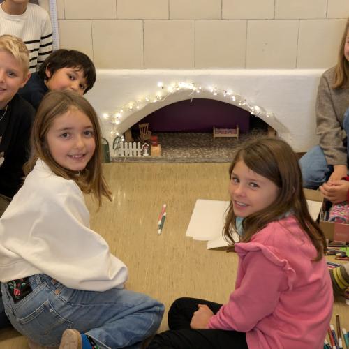 Beim Wichtelbrief lesen 