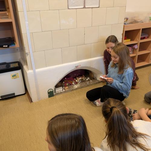 Was hat uns der Wichtel wohl für eine Nachricht geschrieben?