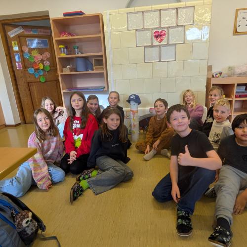 Schneemann im Klassenzimmer 