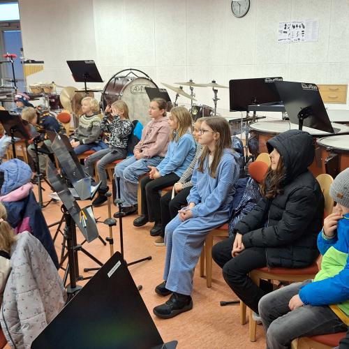 Besuch im Musikprobelokal