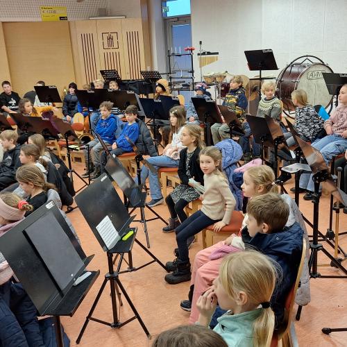 Besuch im Musikprobelokal