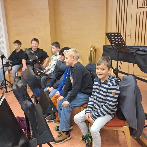 Besuch im Musikprobelokal