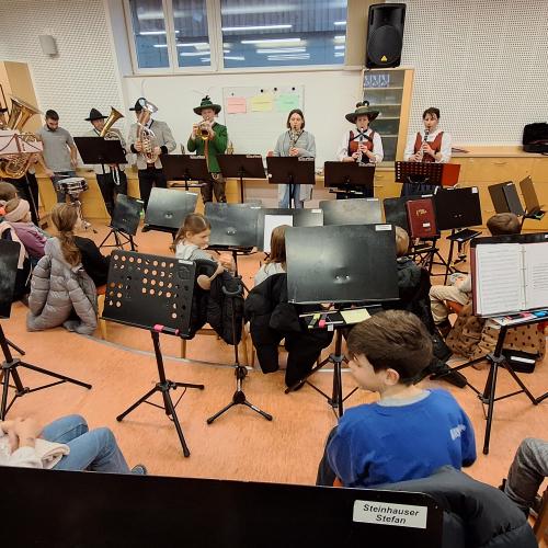 Besuch im Musikprobelokal