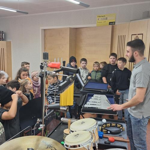 Besuch im Musikprobelokal