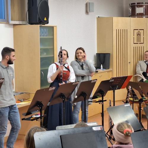 Besuch im Musikprobelokal