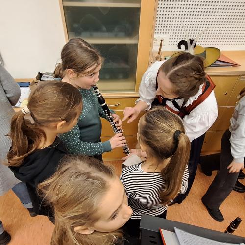 Besuch im Musikprobelokal