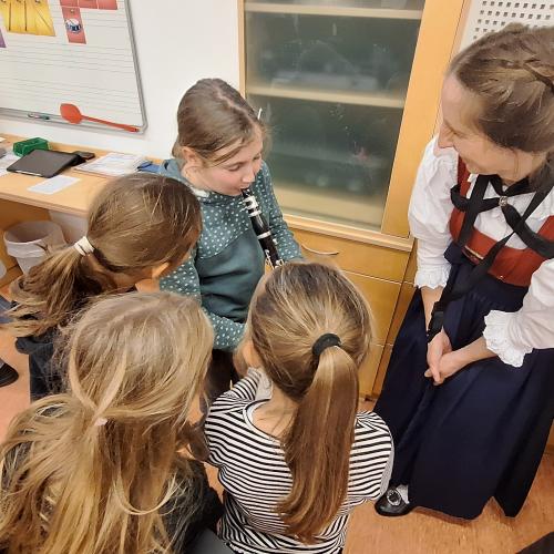 Besuch im Musikprobelokal