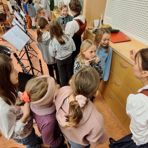 Besuch im Musikprobelokal