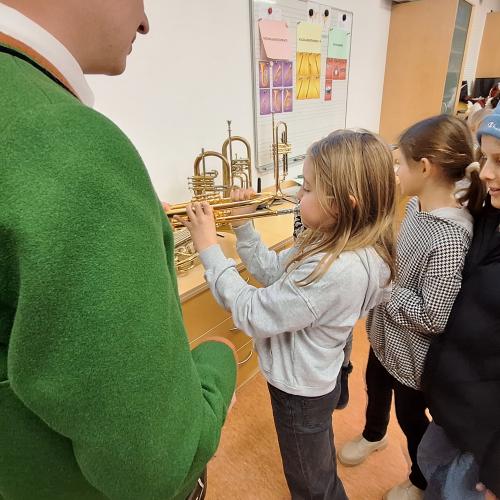 Besuch im Musikprobelokal