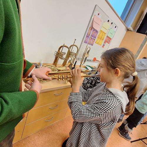 Besuch im Musikprobelokal