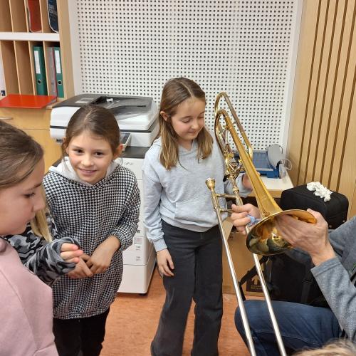 Besuch im Musikprobelokal