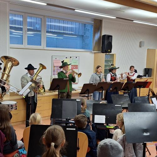Besuch im Musikprobelokal