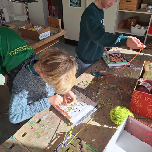 Schnappschuss aus dem Werkunterricht