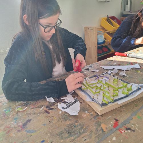 Schnappschuss aus dem Werkunterricht